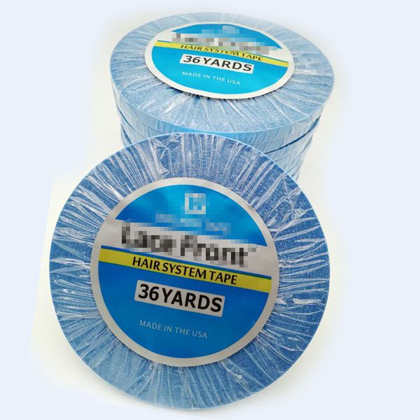 36yards Allemagne Blue Tape, Strong Tape 4cm * 0.8cm Ruban Adhésif Double Face Pour Lace Front Wig Pour Extensions De Cheveux De Trame De Peau Washi Tape