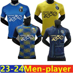 23-2024 Malaysia Penang Soccer Jerseys Chow Fans Jouer Player Version Saad 23-24Home Away Jersey Gomes Dizon Fane Malaysia Super League Men Size S-XXL Football Shirts Top24