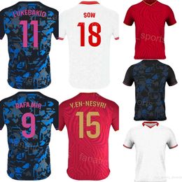 23-2024 Séville Soccer 18 Djibril Sow Jerseys Club 5 Lucas Ocampos 15 Youssef En-Nesyri 22 Loic Bade 10 Ivan Rakitic 17 Erik Lamela 7 SUSO Maillots de football Kits Uniforme