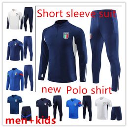 23 23 hombres Talys chándal survetement media cremallera chaqueta traje de entrenamiento fútbol 2023 Italia al aire libre niños fútbol chándales conjunto cotta