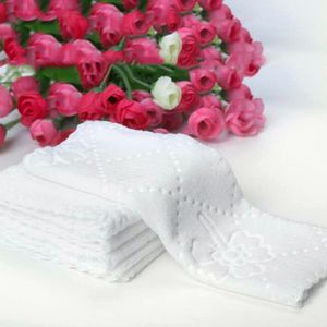 23 * 23 cm Hotel Printing Square Clean Cloths Keuken Desinfecte Handdoek Desktop Decor Lace Handdoeken Schoonmaakbenodigdheden BH5126 WHLY