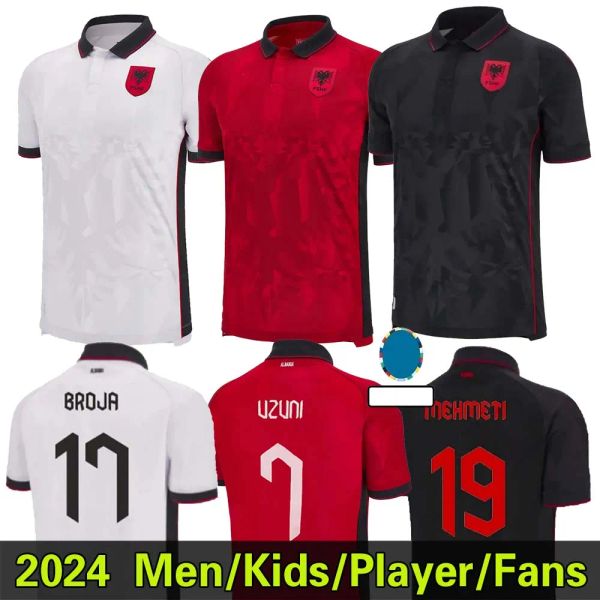 23 24 25 Albania Soccer Jersey Broja Asani Djimsiti 2024 Islas de la Copa Euro