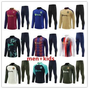 23/24/25 Anfu Fati Tracksuit Barca Set Adult Boys Barcelona Training Suit 2023 2024 2025 Men and Kids Tracksuits Gavi Pedri Lewandowski Camisetas de voetbal 666