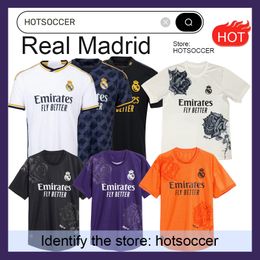 23 24 25 Bellingham Reals Madrids Soccer Jersey Y-3 2023 2024 Home Away Third Football Shirt Camiseta Rodrygo Vini Jr Plus Size 2xl Purple Black Orange Hotsoccer