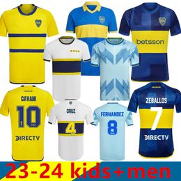 23 24 25 Boca Juniors voetbalshirts thuis uit derde 2023 2024 2025 Barco Medina Cavani ROJO campeon copa argentinië voetbalshirts