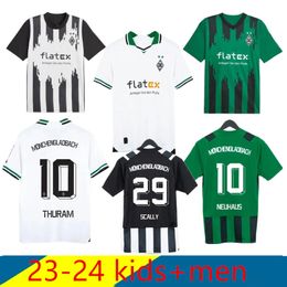 23 24 25 Borussia Mönchengladbach Soccer Jerseys FANS PLAYER VERSION 2023 2024 Accueil Gladbach ELVEDI WEIGL ZAKARIA NEUHAUS GINTER THURAM HOMMES ENFANTS CHEMISES DE FOOTBALL