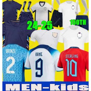 23 24 25 Euro Cup Englands Jersey BELLINGHAM Accueil Maillots de football RICE SAKA FODEN RASHFORD STERLING STONES GREALISH KANE Hommes Enfants Fans Joueur Maillot de Football 306