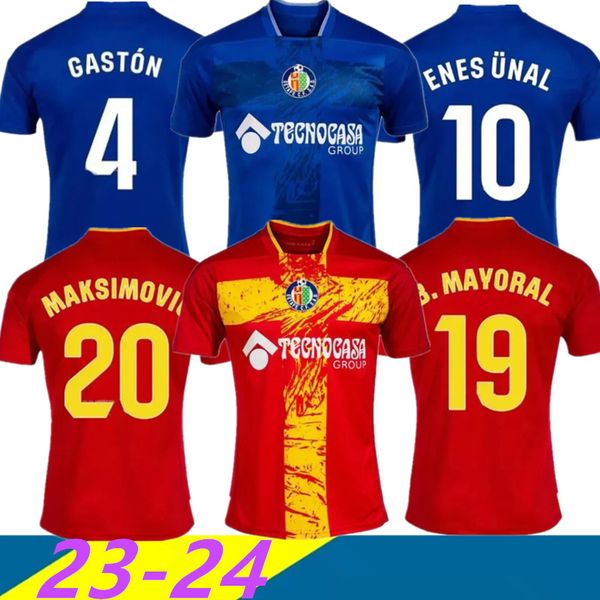 23 24 25 Getafe Soccer Jerseys Mayoral Latasa Greenwood 2023 2024 2025Jaime Mata Unal Alena Maksimovic Arambarri Milla Jose Angel Fan Football Shirts Hommes Uniformes