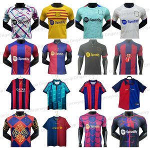 23 24 25 PEDRI GAVI Voetbalshirt Barca LEWANDOWSKI FC FERRAN Camiseta De Futbol AUBA Barca JOAO CANCELO 2024 2025 ANSU FATI Voetbal JOAO FELIX Kits Heren Kinderen