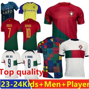 23 24 25 Camisetas de fútbol de Portugal Rubén Ronaldo portugués 2023 2024 2025 Camisetas de fútbol de Portugal Conjunto para niños masculino Victoria europea de Portugal sobre Tailandia