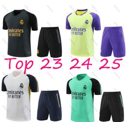 23/24/25 Real Madride Soccer Soccer Sild Situit Set Shorts Short Shorts Men Kid Football Chandal Futbol Survetement 2024 25 Madrides Traje de entrenamiento Jersey de fútbol