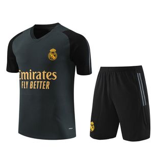 23/24/25 Real Madrids Soccer Tracksuit Tracksuit Set Shorts Shorts à manches Men Kid Football Chandal Futbol survivant 2024 25 Madrides Training Suid Soccer Jersey