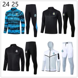 23 24 25 Football Half Pull Survêtement Jerseys Sportswear 2023 2024 Hommes Enfants Kit Football Training Suit Ensembles