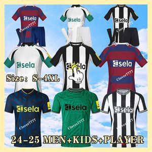 23 24 25 United Home Away Soccer Jerseys Bruno G. Joelinton Trippier Isak 3e Tonali -speler Maximin Wilson Almiron Almiron 2024 Voetbalshirt Man Kids Kit S XXXL 4xl