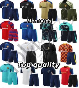 23 24 25PSGSS MANNEN EN KINDER SOCKER Tracksuit Jersey Kit 2023 2024 Paris Mbappe Mens voetbaljerseys training trainingen kort