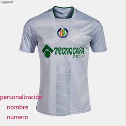 23-24 Camiseta deportiva 3D para adultos y niños con estampado de Getafe, Camiseta deportiva de XXS-6XL con número personalizado, novedad de verano 2023