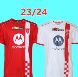 23 24 AC Monza maillots de football GYTKJAER VALOTI SENSI camisetas de futbol CAPRARI MOTA CIURRIA 2023 2024 domicile rouge chemises de football blanches hommes uniformes haut 98966