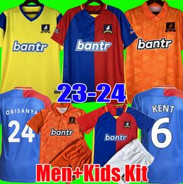 23 24 Obisanya AFC Richmond FC Football Shirt Soccer Jerseys 2024 Ted Lasso Saison Kent Maillots de Futol Tartt Rojasmontlaur Goodman Men Kid Kit Kit Uniform Set Tops