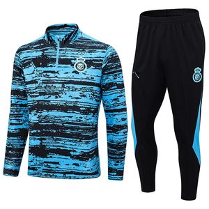 23 24 Al-Nassr Survêtements pour hommes badge broderie Costume de sport de loisirs vêtements Sports de plein air chemise d'entraînement