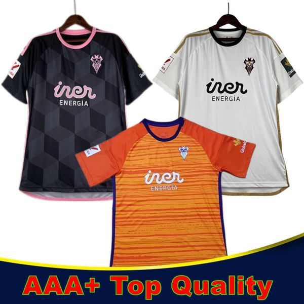 23/24 Albacete Balompié camisetas de fútbol local visitante tercero Manu Fuster Jonathan Dubasin Fran alvarez Flavien Boyomo Riki Rodríguez camisetas de fútbol