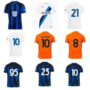 23 24 Alexis Soccer Jerseys Lautaro Thuram Barella Kid Kit Maillot de Frattesi Final 2023 Maglie Football Shirt Child Third Special Inters Milans Fans Joueur Versio3