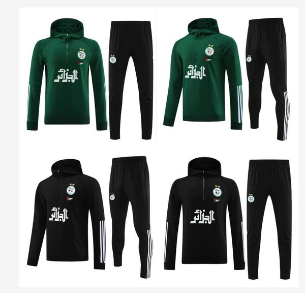 23/24 Algeria Algerie Mens Football TrackSuit Suit Kit Kit 2023 24 hommes Suit de formation Soccer Tracksuits survivant Foot Chandal Futbol Jacket Jogging