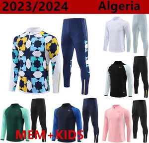 23 24 Algérie Survêtement MAHREZ Soccer Jerseys hommes enfants 22 23 24 Algérie BOUNEDJAH Survetement maillot de foot FEGHOUL sportswear football training suitds 10/2XL