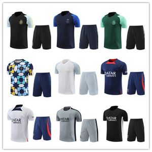 23 24 Algerie Chándal de manga corta camisetas de fútbol psgS entrenamiento para hombre jersey fútbol maillot Argelia survetement foot futbol chandal jogging jacket