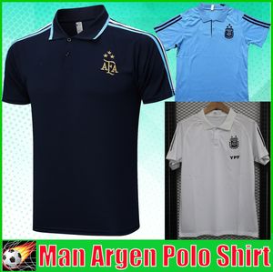 23 24 Argentinië voetbalpoloshirt Jerseys MESSIS MAC ALLISTER DYBALA DI MARIA MARTINEZ DE PAUL Heren poloshirts Voetbal T-shirt speciale versie