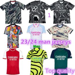 23 24 Arsen gunner voetbalshirts Fans MARTINELLI SMITH ROWE SAKA 2023 2024 voetbalshirt Heren kit PEPE ODEGAARD Nketiah G.JESUS FABIO VIEIRA ZINCHENKO jersey