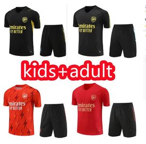 23 24 survêtement arsen Maillots de football à manches courtes PEPE SAKA garçons adultes Combinaison d'entraînement Gunners ODEGAARD THOMAS TIERNEY SMITH ROWE Transport Men Kids taille 16-2XL