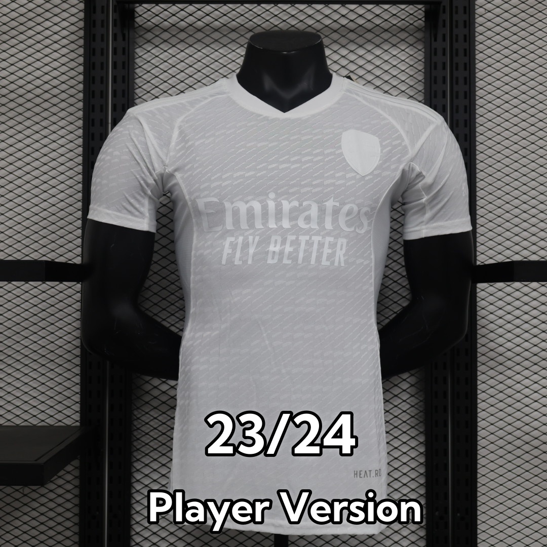 23/24 Arsenaol Ars piłka nożna Białe specjalne koszulki męskie koszule futbolowe 2024 Wersja gracza
