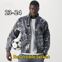 23/24 Arsenaol Ars Special Soccer Reversible Jacket Jerseys Ian Wright Co Brandstyles Mens Jersey Man Football Outwear 2024 Lange mouwen Wind Breakher Fan -versie