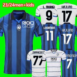 23 24 Atalanta FC Voetbalshirts heren 2023 2024 PALOMINO LOOKMAN EL BILAL KOOPMEINERS PASALIC ROON BAKKER DE KETELAERE HOLM Thuis Uit Voetbal