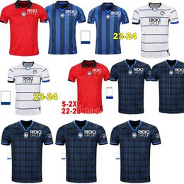 23/24 Atalanta Mens Fan Soccer Jerseys PALOMINO LOOKMAN EL BILAL KOOPMEINERS PASALIC DE ROON BAKKER DE KETELAERE HOLM Home Away 3ème Maillots de Football