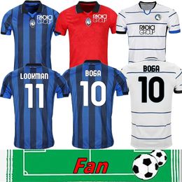 23 24 Maillots de football Atalanta Mens Boga Freuler de Roon Malinovskyi Ilicic Pasalic Duvan Scalvini Demiral Home Away 3rd Football Shirts