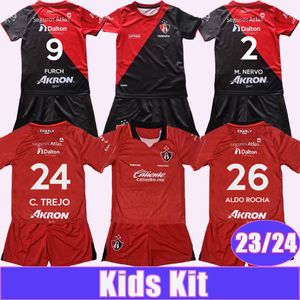 23 24 Atlas Kids Kit Soccer Jerseys ALDO ROCHA C. TREJO MARQUEZ B. LOZANO E. ZALDIVAR SANTAMARIA J. ABELLA Accueil Uniformes de maillot de football
