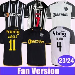 23/24 Atletico Mineiro Maillots de football à domicile 2023 VARGAS M.ZARACHO SASHA ELIAS 113 édition spéciale Chemise blanche KENO MARQUINHOS GUGA 3ème uniforme de football