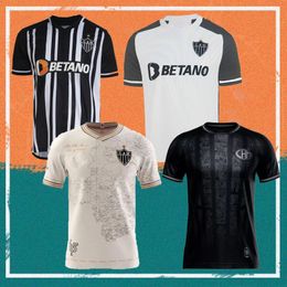 23/24 Atlético Mineiro Camisetas de fútbol locales 2023 VARGAS M.ZARACHO SASHA ELIAS 113 Camiseta de edición especial Visitante Blanco KENO MARQUINHOS GUGA 3ro