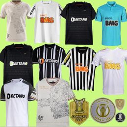 23 24 Maillots de football Atletico Mineiro Rétro SASHA VARGAS M.ZARACHO ELIAS GUGA D.TARDELLI Neymar JR Ronaldinho Match uniformes de maillot de football camisa de Galo