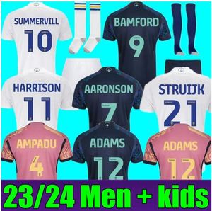 23 24 BAMFORD LlorENTe LEEDS Voetbalshirts Heren Kid Kit 2023 2024 Voetbalshirt COOPER UNITEDS AARONSON ROCA SUMMERVILLE HARRISON uniform uitrusting