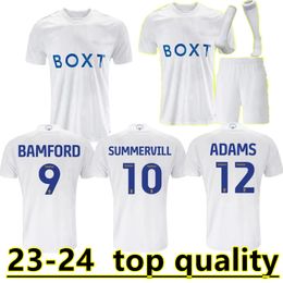 23 24 BAMFORD Llorente Leeds Unitedes maillots de football 2023 2024 Adams Aaronson HARRISON Sinisterra JAMES maillots de football enfants Kit version joueur de maillot de football