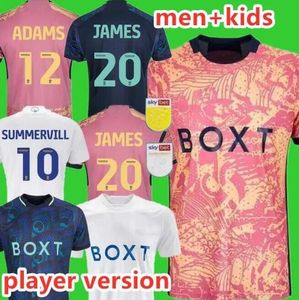 23 24 BAMFORD Llorente RODRIGO Leeds Unitedes voetbalshirts 2023 2024 Adams Aaronson HARRISON Sinisterra JAMES maillots de football kids Kit voetbalshirt 2598