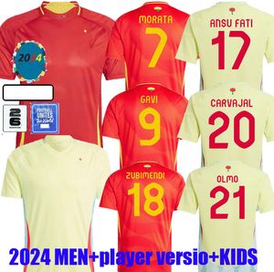 24 25 Spain Soccer Jerseys PEDRI LAMINE YAMAL RODRIGO PINO MERINO SERGIO M.ASENSIO FERRAN HERMOSO REDONDO CALDENTEY 2024 Euro Football Shirt Camiseta Futbol