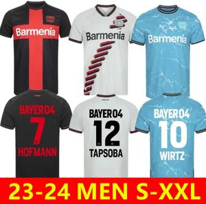 23 24 Bayer 04 Leverkusen Soccer Jerseys Accueil Troisième 2023 2024 WIRTZ HOFMANN BONIFACE ADLI HLOZEK SCHICK FRIMPONG GRIMALDO TELLA Maillot de football