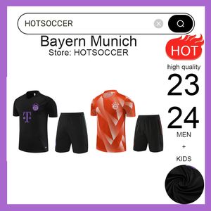 23 24 Bayern München Heren kindervoetbalshirt voetbalshirt maillot chandal futbol survey voetkit 22 23 DE LIGT SANE herenshorts met korte mouwen trainingsschoenen