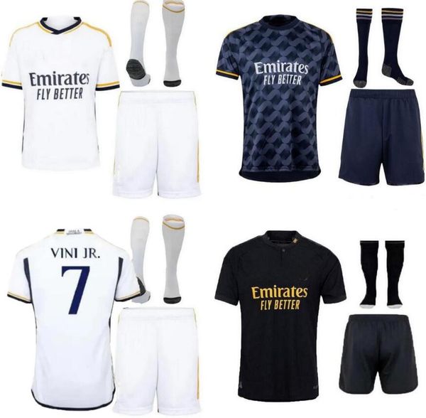 23 24 BELLINGHAM VINI JR kit para niños camisetas de fútbol KROOS Tchouameni 2023 2024 camiseta de fútbol Real Madrid CAMAVINGA Rodrygo MODRIC top