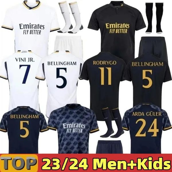 23 24 Bellingham VINI JR camisetas de fútbol camiseta de fútbol TCHOUAMENI CAMAVINGA ALABA ARDA GULER MODRIC RODRYGO Real Madrids 2023 2024 camiseta hombres kit