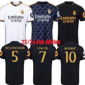 23/24 BELLINGHAM VINI JR camisetas de fútbol MBAPPE Tchouameni 2023 2024 camiseta de fútbol Real Madrid CAMAVINGA Rodrygo MODRIC Camisetas uniformes fanáticos