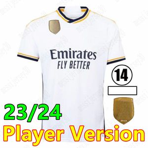 23/24 Bellingham Vini Jr Soccer Jerseys Mbappe Tchouameni 2023 2024 Voetbalshirt Madrids Camavinga Rodrygo Modric Camisetas Kids Kit U 3420